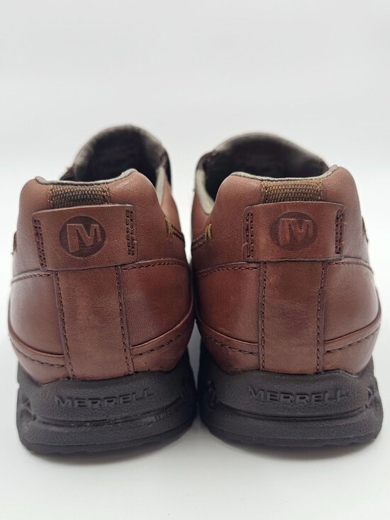 Merrell Leather Slip-On Mahogany Casual Oxford Loafer Men Size 10.5- NEW main image 7